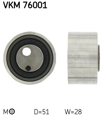 Rullo tenditore, Cinghia dentata - VKM 76001 SKF